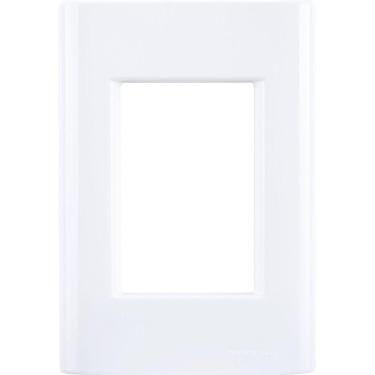 Imagem de Placa 3 Postos 4x2 Tramontina Giz Branca Tramontina