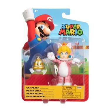 Imagem de World of Nintendo Super Mario Cat Peach 4 inch Scale 41175