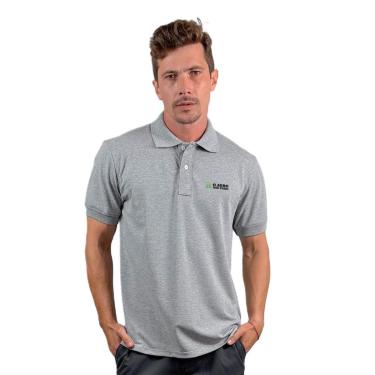 Imagem de Camisa Gola Polo Estampa O Agro Não Para Piquet Masculina-Masculino