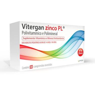 Imagem de Vitergan Zinco Plus 30mg com 30 comprimidos - Marjan Pharma