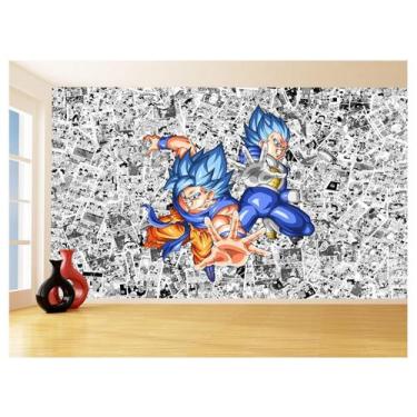 Imagem de Papel De Parede Dragon Ball Goku Página Manga 3,5M Dbz525 - Você Decor