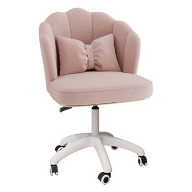 Imagem de Cadeira de mesa de escritório em casa, poltrona de sala de estar ajustável, estofada para sala de estar, maquiagem, estudos