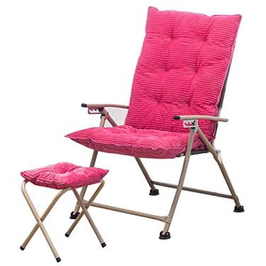 Imagem de Cadeira reclinável dobrável para casa poltrona para almoço cadeira de dormitório de estudante cadeira de sofá preguiçosa cadeira de computador de escritório