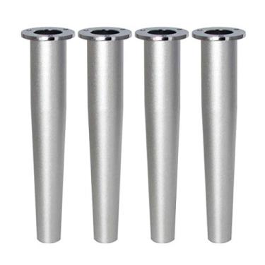 Imagem de Pés de mesa ajustáveis para armário de TV pé de sofá de café pernas de suporte de pés de móveis Seleção de vários tamanhos Não machuca o chão, pacote com 4, multiuso