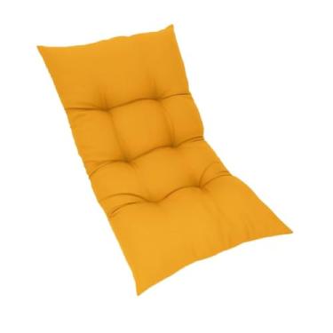 Imagem de Colchonete 120X60 cm Dobrável Enrolável Decorativo Almofada sofá(Mostarda)