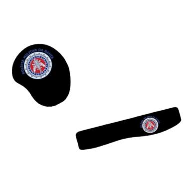 Imagem de Kit Mouse Pad e Apoio de Teclado PM Bahia