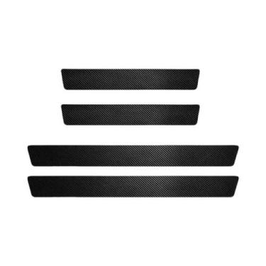 Imagem de Protetores De Soleira De Porta Em Fibra De Carbono 5pcs/4pcs Conjunto 