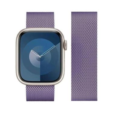 Imagem de Pulseira Magnética De Aço Inoxidável Compatível Com Apple Watch Modelo