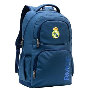 Imagem de Mochila de Costas Escolar Juvenil Real Madrid Original 16690 - Xeryus