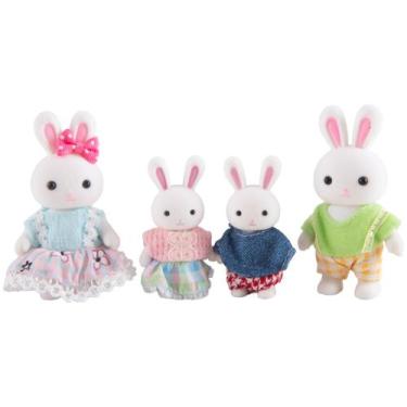 Imagem de Mini Figura Família Coelho Lulie Kids 4 Unidades 