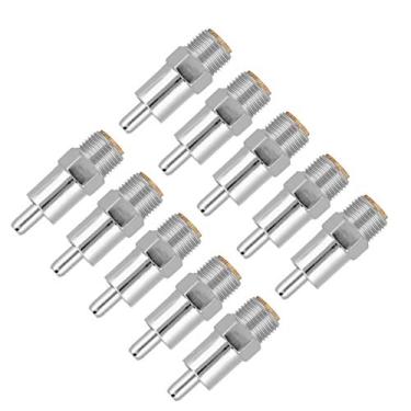 Imagem de Yctze Bebedor Automático de Aço Inoxidável para Porcos, Bebedor de Boca Redonda para Porcos, Fácil de Instalar, Design à Prova de Vazamento para Uso Agrícola Com 10 Peças