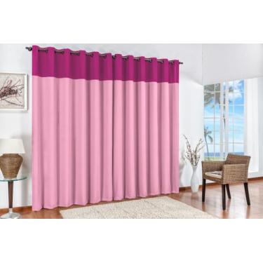 Imagem de Cortina Oxford Bicolor De Sala/quarto 300x250 - Casa das Cortinas, Pin