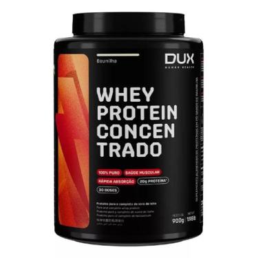 Imagem de Whey Protein 100% Concentrado Pote de 900g Sabor Baunilha-Dux Nutritio