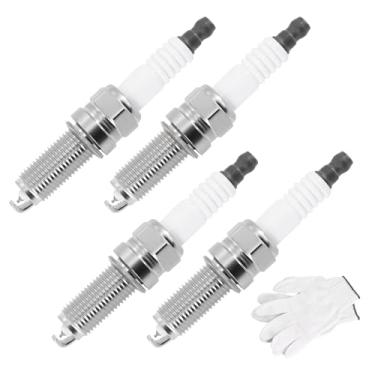 Imagem de Dokili 93911 Velas de ignição Iridium Platinum pacote com 4 peças de substituição para Acura Dodge Genesis Honda Hyundai Kia Mitsubishi Mercedes-Benz 1.4L-5.5L L4 V6 V8 LKR7AIX