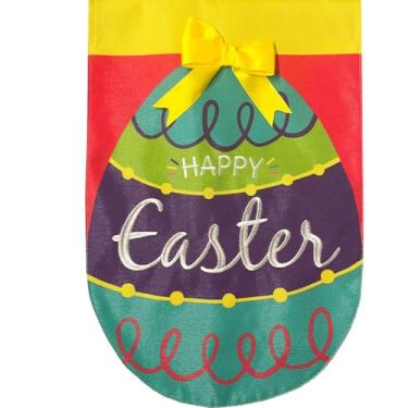 Imagem de Briarwood Lane Bandeira de casa de serapilheira Happy Easter Egg