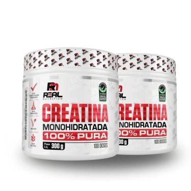 Imagem de Combo 2x Creatina Real Nutrition 600g Pura Monohidratada-Unissex