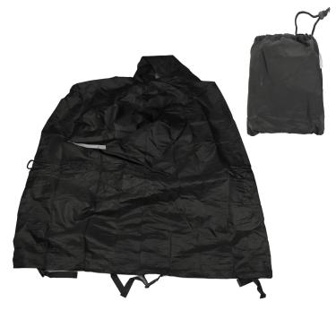 Imagem de SIWOTED Capa para forno de pizza ao ar livre resistente pano oxford à prova de chuva lavável capa de forno dobrável preta