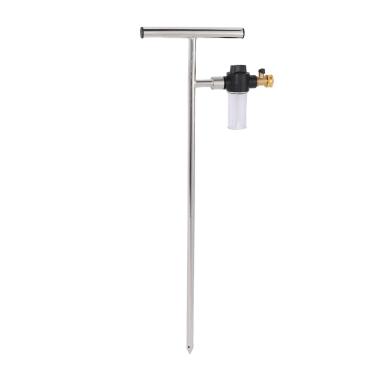 Imagem de AUNMAS Ferramenta de Rega Profunda da árvore da Raiz, Alimentador de Aço Inoxidável do Punho de T Com Garrafa do Adubo, Estaca de Irrigação Eficiente para Plantas Jovens