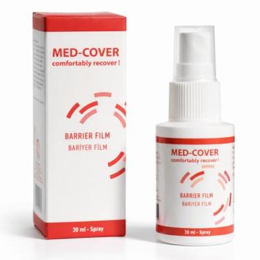 Imagem de Protetor Barreira Spray Silicone Med-Cover 72h 30ml Secagem Rápida Proteção da Pele Sensível Contra Umidade Fraldas Estomas Adesivos e Dermatites