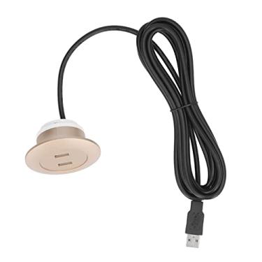 Imagem de GLOGLOW Soquete de Carregamento USB para sofá, ABS, Portas USB Duplas, Saída de 5 V para Poltronas Reclináveis ​​e Necessidades de Carregamento de Cabeceira (Ouro)