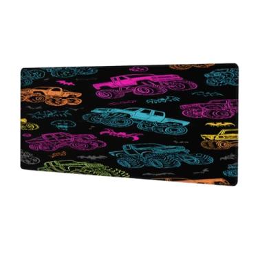 Imagem de Tapete de mouse grande e colorido, à prova d'água, para computador, estendido, protetor de mesa, base de borracha antiderrapante, mousepad para escritório, computador, teclado, laptop e mesa doméstica