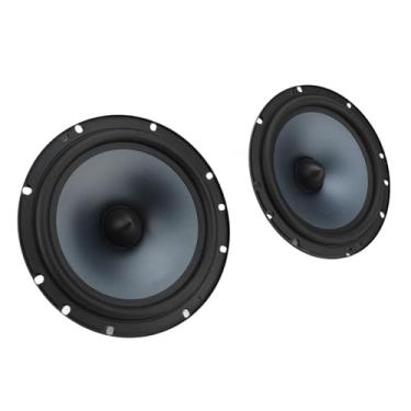 Imagem de Ymiko Conjunto de Alto-falantes Componentes para Carro de 6,5", 4 Ohm 500 W de Potência Máxima, Inclui 2 Woofers de Médio Porte e Tweeters para Atualização de áudio da Porta Frontal