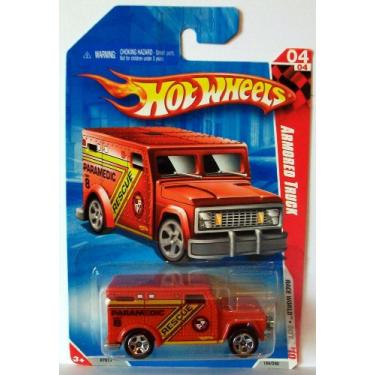 Imagem de Hot Wheels Caminhão blindado 2010 184/240, vermelho 1:64