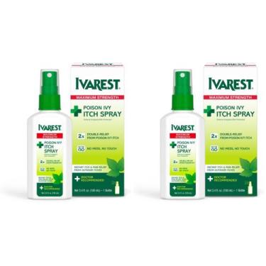 Imagem de Spray Ivarest Poison Ivy Itch Spray de força máxima, 200 ml, pacote co