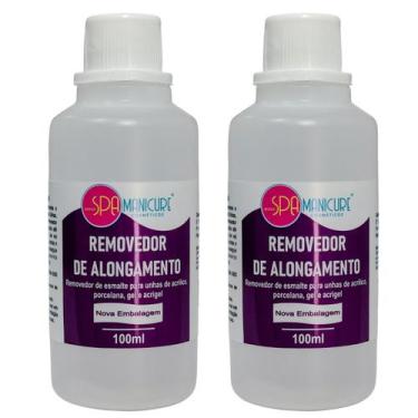 Imagem de Kit 2 Removedor De Alongamento Gel Spa Manicure 100ml - spa maniure