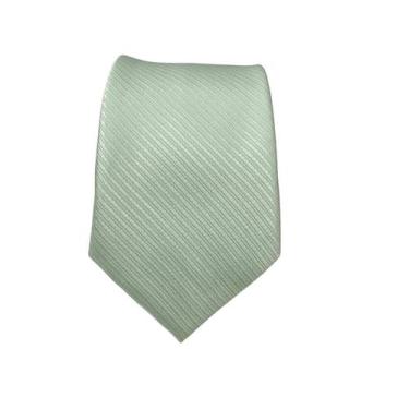Imagem de Gravata Premium Verde Claro - Sem marca, Verde sage 02