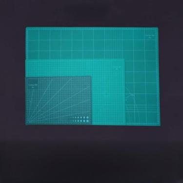 Imagem de Manta de Corte PVC - lado Tabuleiro Auto-Curativo para Tecido Couro Artefeitos Acessórios Costura DIY