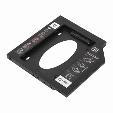 Imagem de aqxreight HDD Caddy Bay Geral 9,5 Mm 2,5 pol. SATA para SATA 2º HDD SSD Tampa da Bandeja do Disco Rígido para Laptop Slot da Unidade de CD DVD ROM Instalar Unidade de Adaptador Extra Caddy Geral O