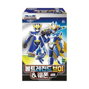 Imagem de Volt Legend V Action Figure | Transformable Suit Upgrade with Cape & 3-Stage Weapon Combination System 볼트레전드브이 앤 웨폰