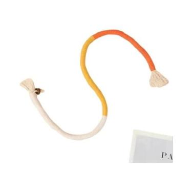 Imagem de Brinquedo Interativo Para Gatos, Corda De Algodão Para Limpeza Dos Den