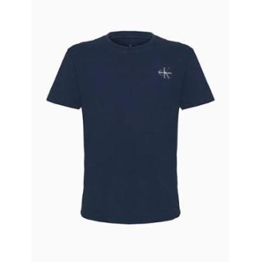 Imagem de Camiseta Menino Calvin Klein MC Boy Reissue Peito Marinho-Masculino