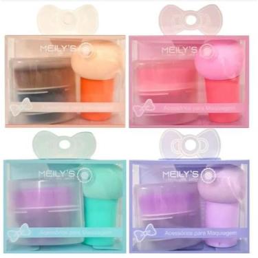 Imagem de Kit Esponja e Pincel Magico MAC330 - Meilys