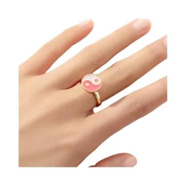 Imagem de Anel Giratório Ajustável Borboleta Margarida Para Mulheres, Anel Anti-