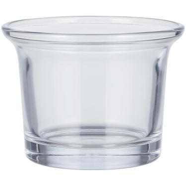 Imagem de NOLITOY Copo para alimentador de pássaros de vidro transparente, suporte de comida decorativo ao ar livre, alimentador de pássaros de jardim para varanda para pássaros pequenos, 6 x 4 x 4 cm