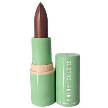 Imagem de Batom Brilho e Sabor Chocolate FPS 15 Shine Colors Abelha Rainha 3,7g