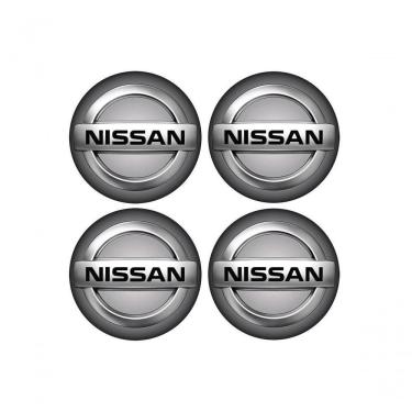 Imagem de Jogo Bottom- Emblema Para Calota Nissan 51mm Degrade 4...
