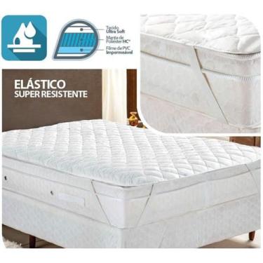 Imagem de Protetor de Colchão de Casal Impermeável Protect Plus Trisoft