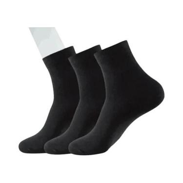 Imagem de Meias Esportivas Masculinas De Algodão E Fibra De Bambu Respiráveis, 5