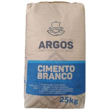 Imagem de Cimento Branco Estrutural 25 Kilos - 001 - Argos Cimento Branco Estrutural 25kg - 001 - Argos