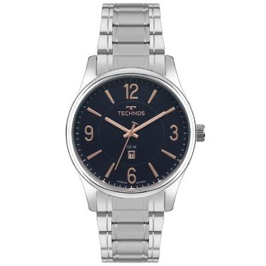 Imagem de Relógio Technos Masculino Ref: 2115Tzx/1A Classic Prateado