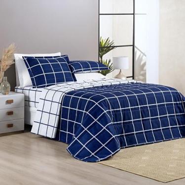 Imagem de Cobre Leito Queen Austri Micro Dupla Face 200 Fios 3Pç - Nathalia Enxo