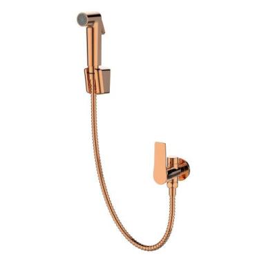 Imagem de Ducha Higienica Registro e Derivacao Dax Mendoza Rose Gold Dax-1984-mz