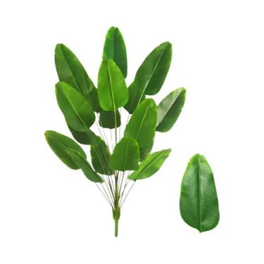Imagem de Planta Artificial Grande De Palmeira Tropical 65-125cm Com Folhas De B