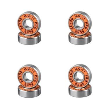 Imagem de Rolamentos ILQ-11 De Alta Velocidade E Baixo Ruído 8PC Para Skateboard