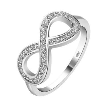 Imagem de Anel Feminino De Prata Esterlina 925 Com Estrela, Lua E Pata, Logotipo