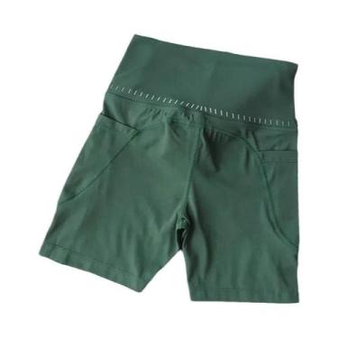 Imagem de Shorts Femininos De Cintura Alta Com Controle De Barriga E Efeito Leva